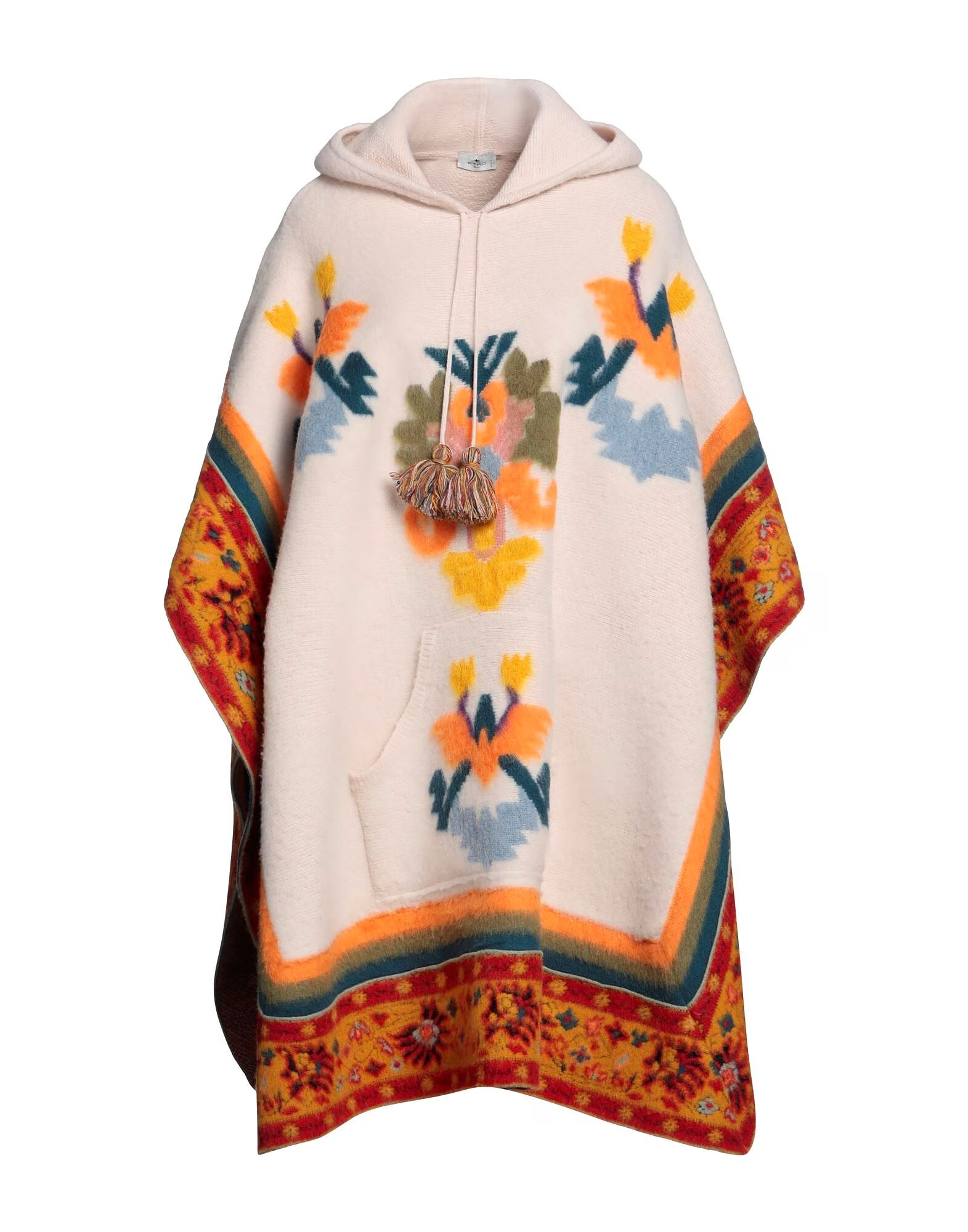 

Пончо Etro, бежевый