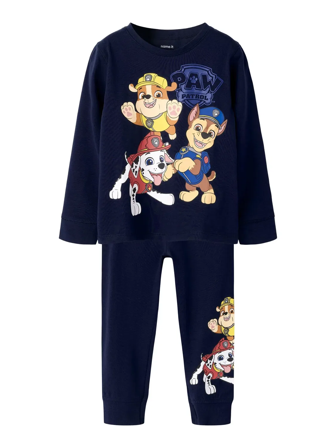 Пижама двухкомплектная хлопковая, Name it, navy blazer