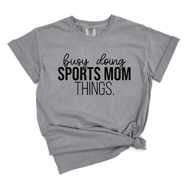 

Футболка Busy doing sports mom things garment dyed Simply Sage Market, Grey, Серый, Футболка Busy doing sports mom things garment dyed Simply Sage Market, Grey