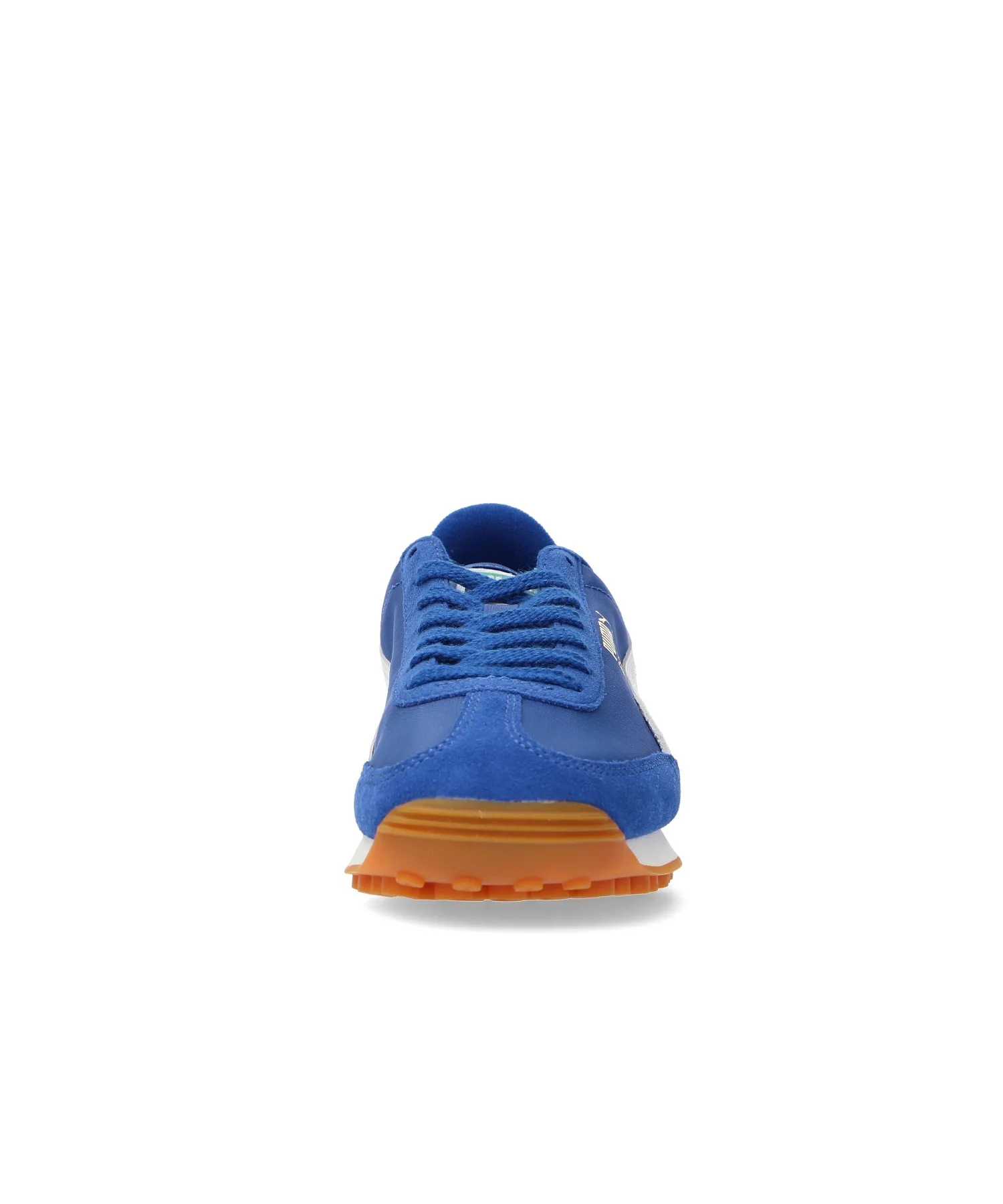 Кроссовки из кожи и текстиля PUMA EASY RIDER VINTAGE 399028-09 синие — фото 3