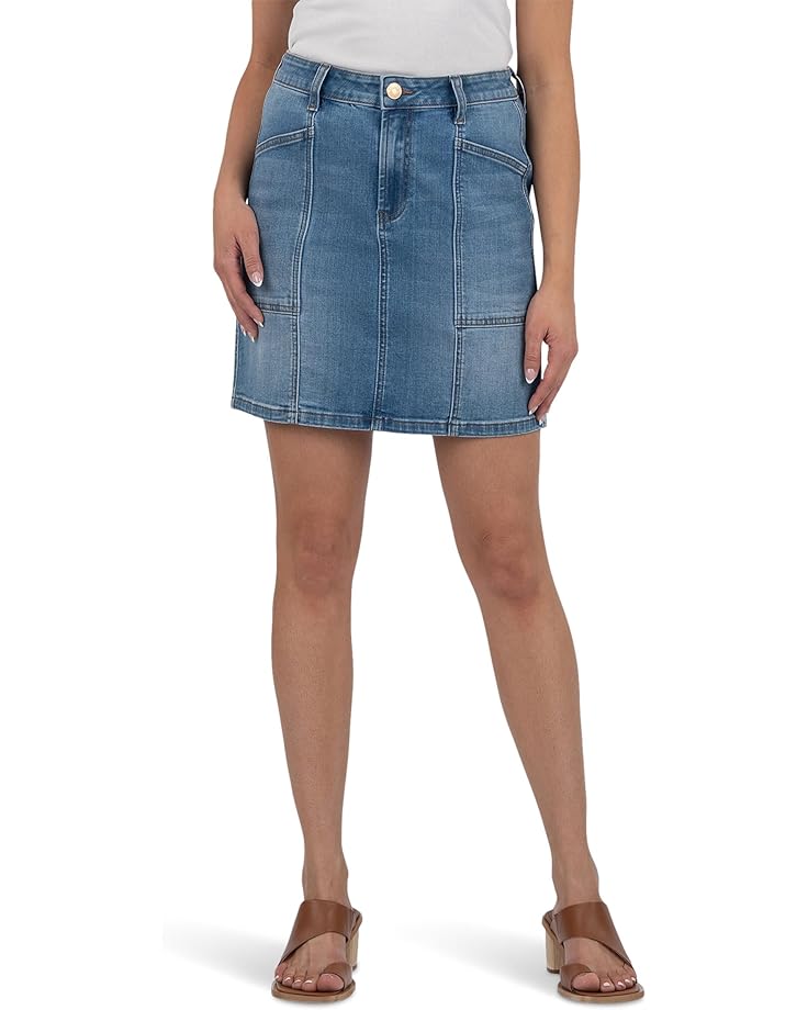 

Юбка KUT from the Kloth Hayden Skirt With Patch Pocket, цвет Competence