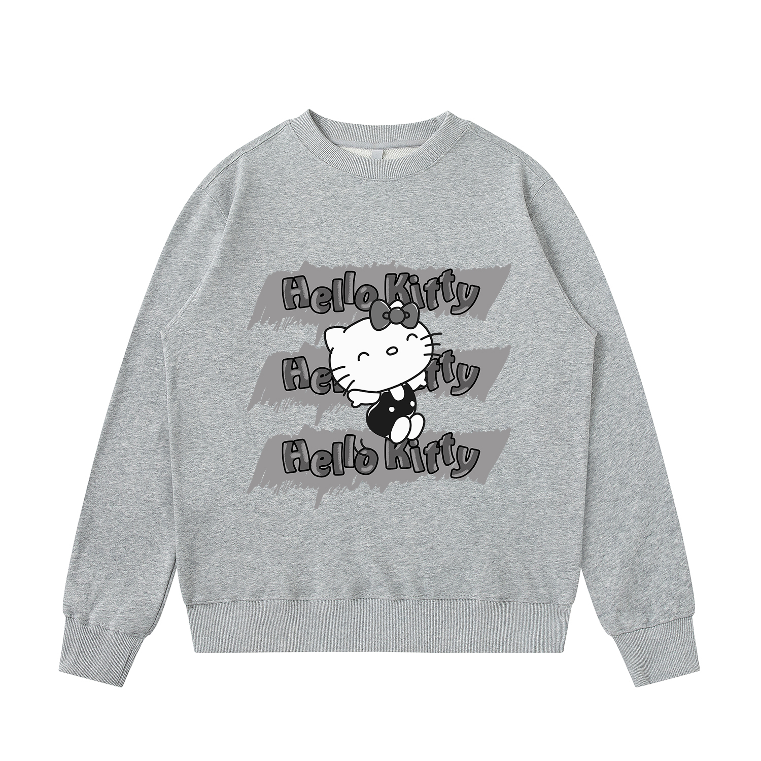 

Худи HelloKitty Hello Kitty SS25 Unisex Sanrio, серый