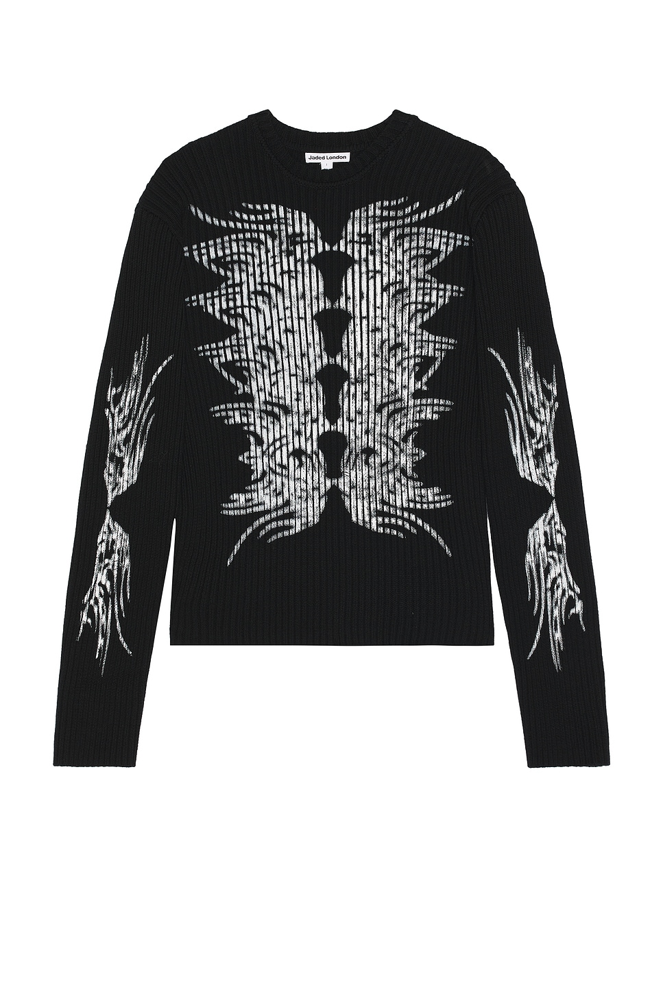 

Вязаный свитер с рисунком татуировки Jaded London, black
