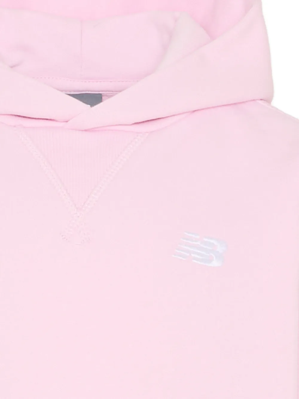 Худи с вышитым логотипом New Balance Kids, розовый — фото 3