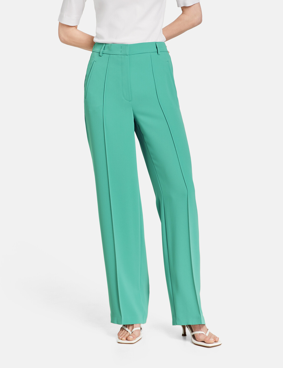 

Брюки Gerry Weber Hose Tuch/Kombi lang, цвет Malachite