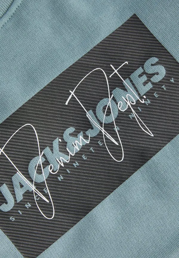 Толстовка с принтом cole Jack & Jones Junior, Mineral Blue — фото 4