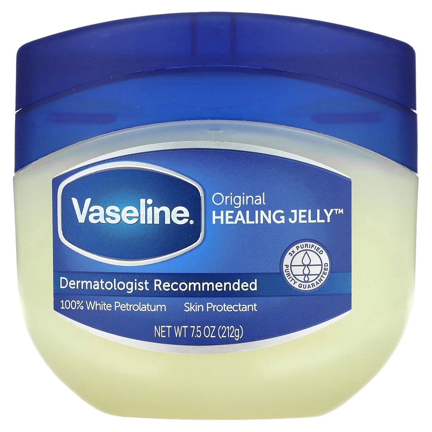 

Вазелин, Лечебное желе, оригинальное, 7,5 унций (212 г) Vaseline