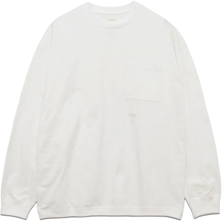 

Футболка мужская с длинным рукавом и карманом Nanamica, белый