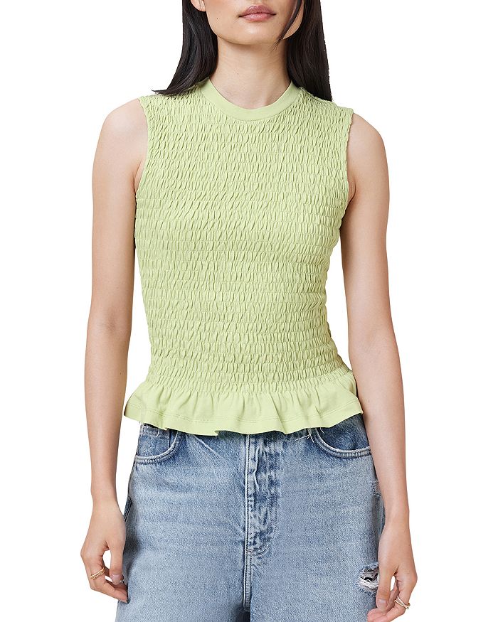 

Оде Хлопковая блузка с буфами ALLSAINTS, зеленый