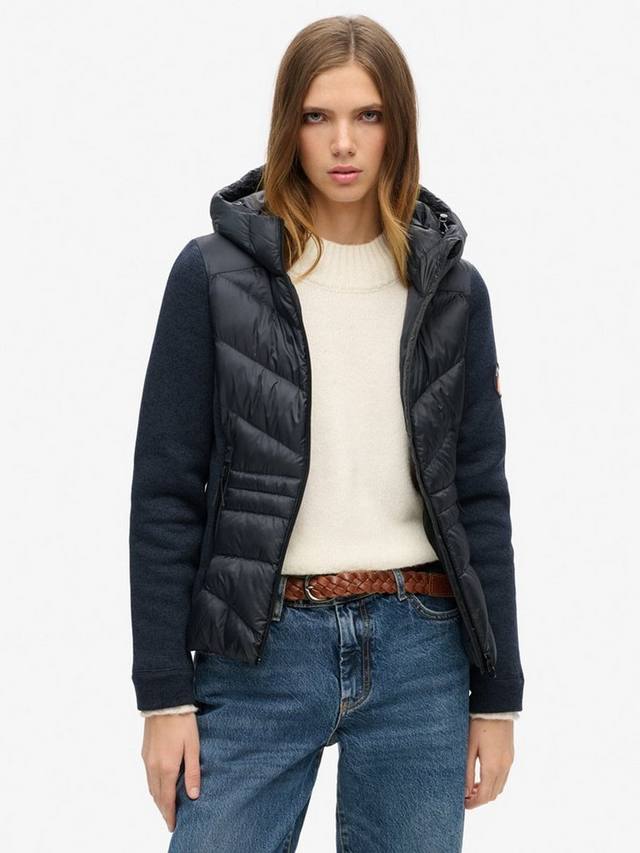 

Штормовая гибридная куртка Superdry, цвет Eclipse Navy