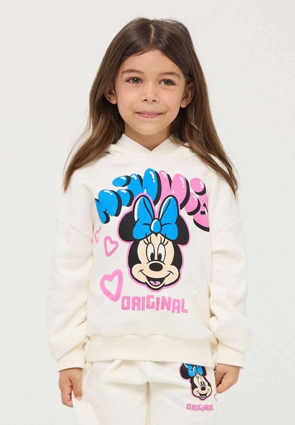 

Толстовка с капюшоном MINNIE CON E DETTAGLIO ORECCHIE Terranova, белый