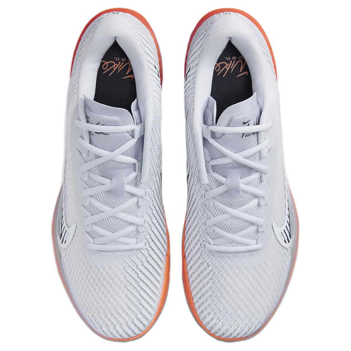 Кроссовки Nike Court Air Zoom Vapor 11 HC Electric Pack Olympic Safari в бело-черном цвете, цвет White Black — фото 4