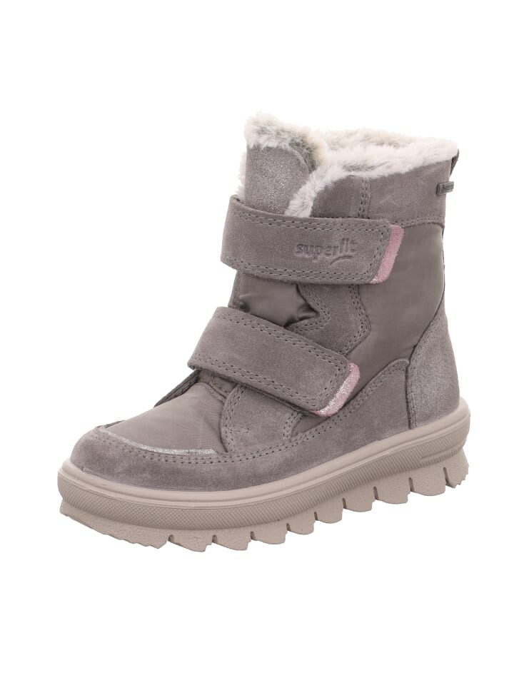 

Сапоги superfit, цвет grau/pink