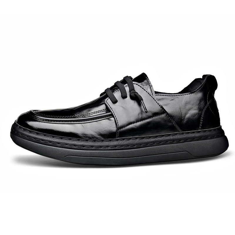 

Mr. Thorn Tree Черные мужские повседневные туфли 9669 на шнуровке с легкой застежкой, цвет 9669 Black-Lace-Up Easy on/off