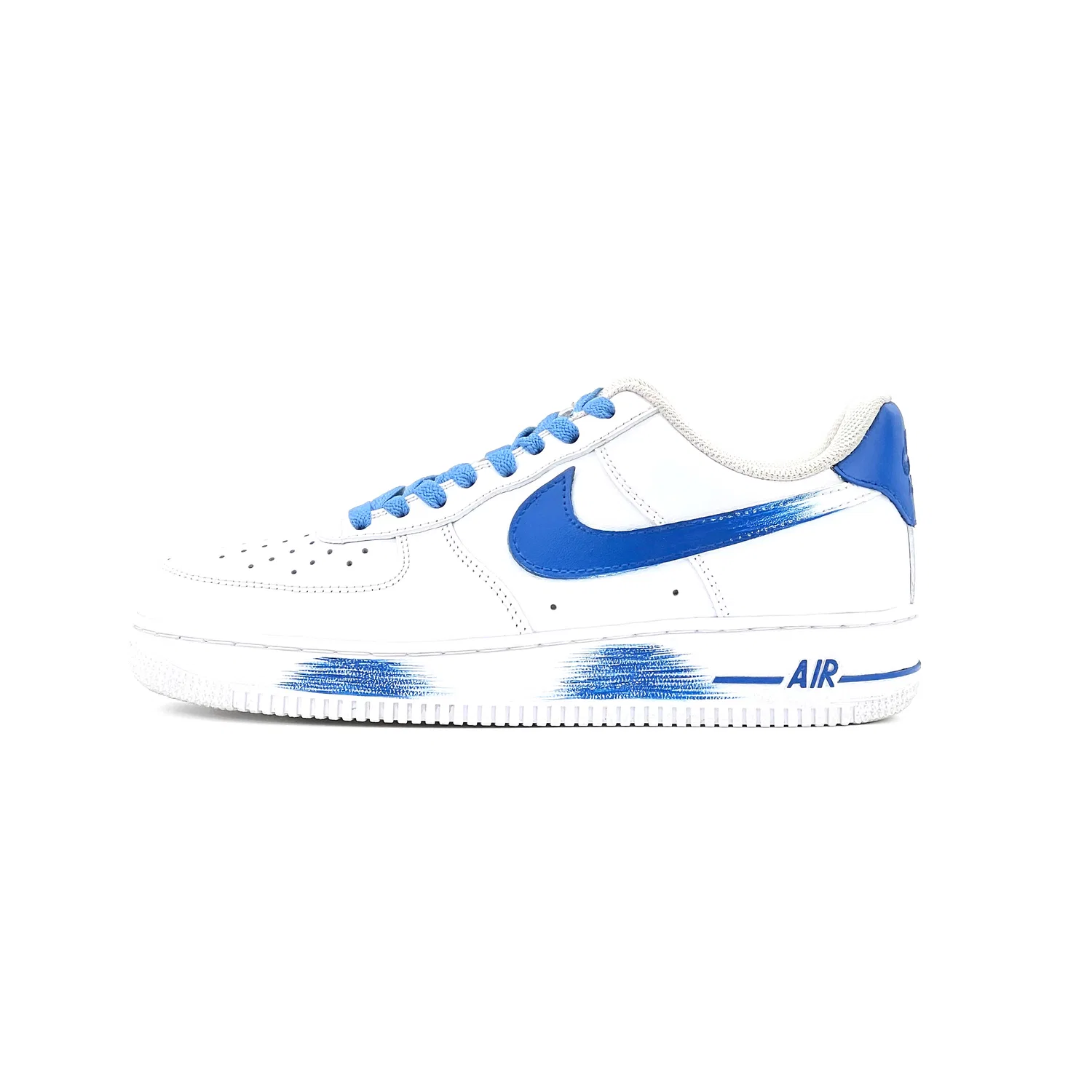 Кроссовки для скейтбординга Nike Air Force 1 Leather Low Top Klein Blue