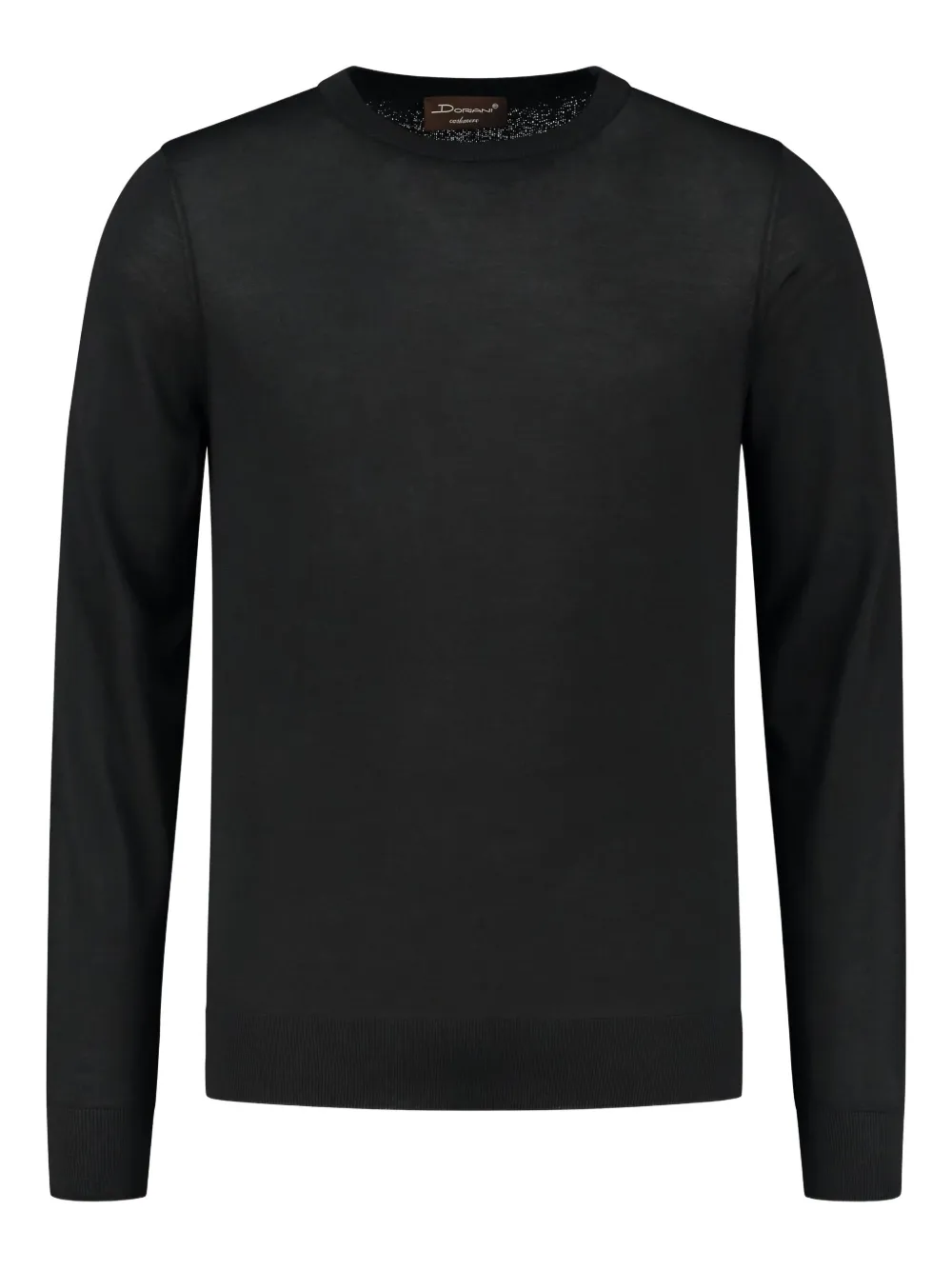 

Джемпер с круглым вырезом Doriani Cashmere, черный