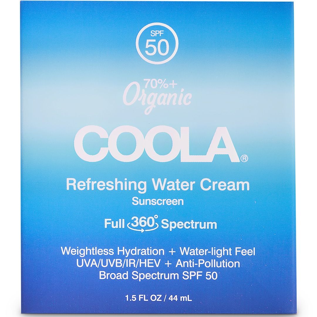 Солнцезащитный крем refreshing water cream spf 50 Coola, объем 44 мл — фото 3