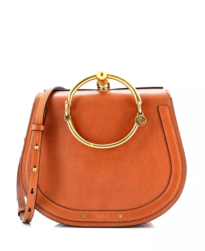 

Средняя кожаная сумка-кроссбоди Nile Pre-Owned Chloe, коричневый