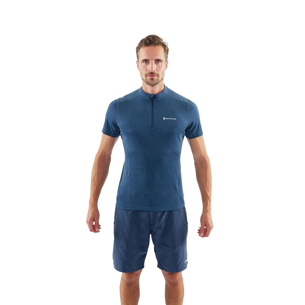 

Спортивная футболка Montane Dart Zip, синий