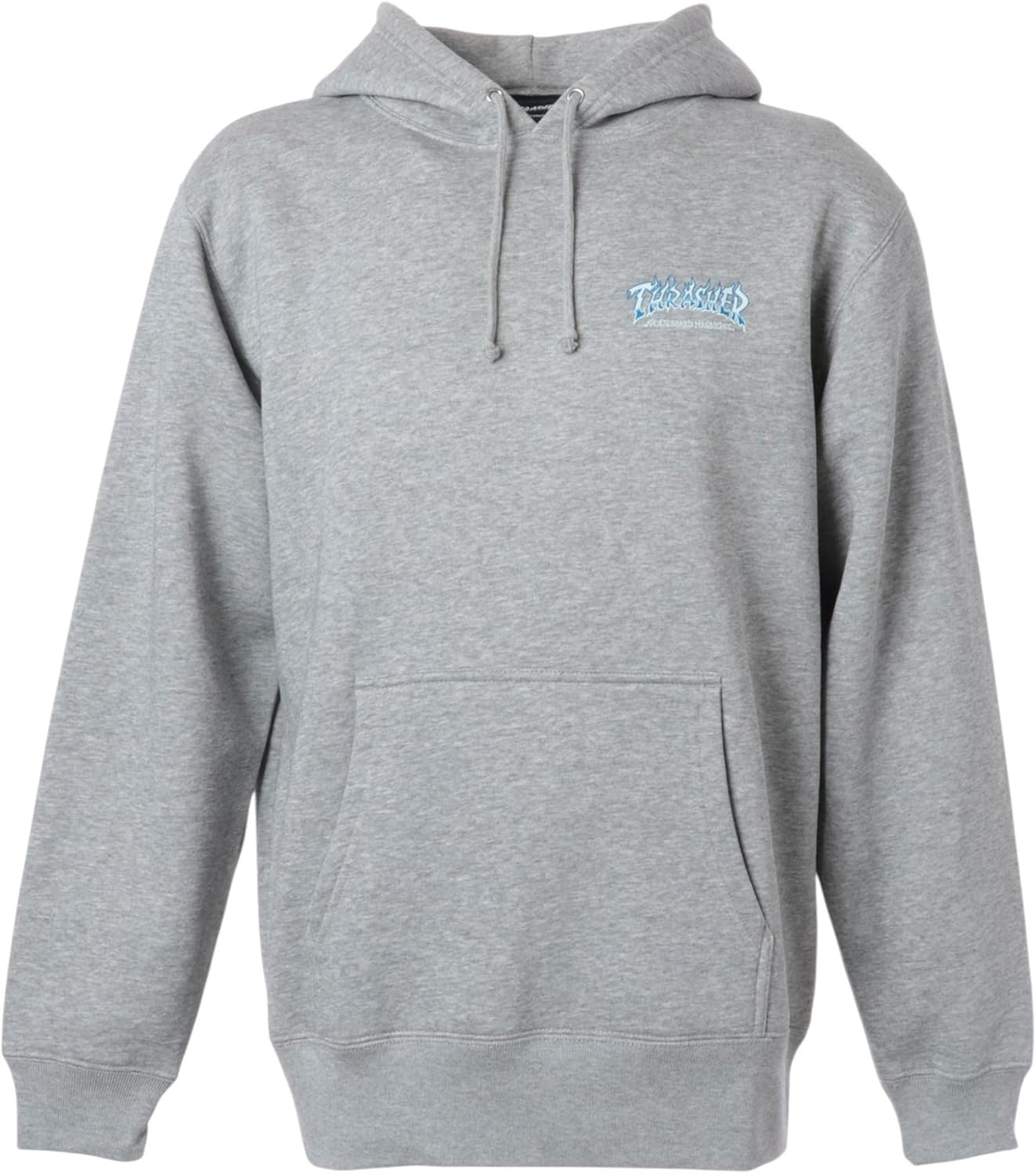 

Мужская толстовка с капюшоном Thrasher TH95383 (с логотипом бренда) в классическом стиле, серый