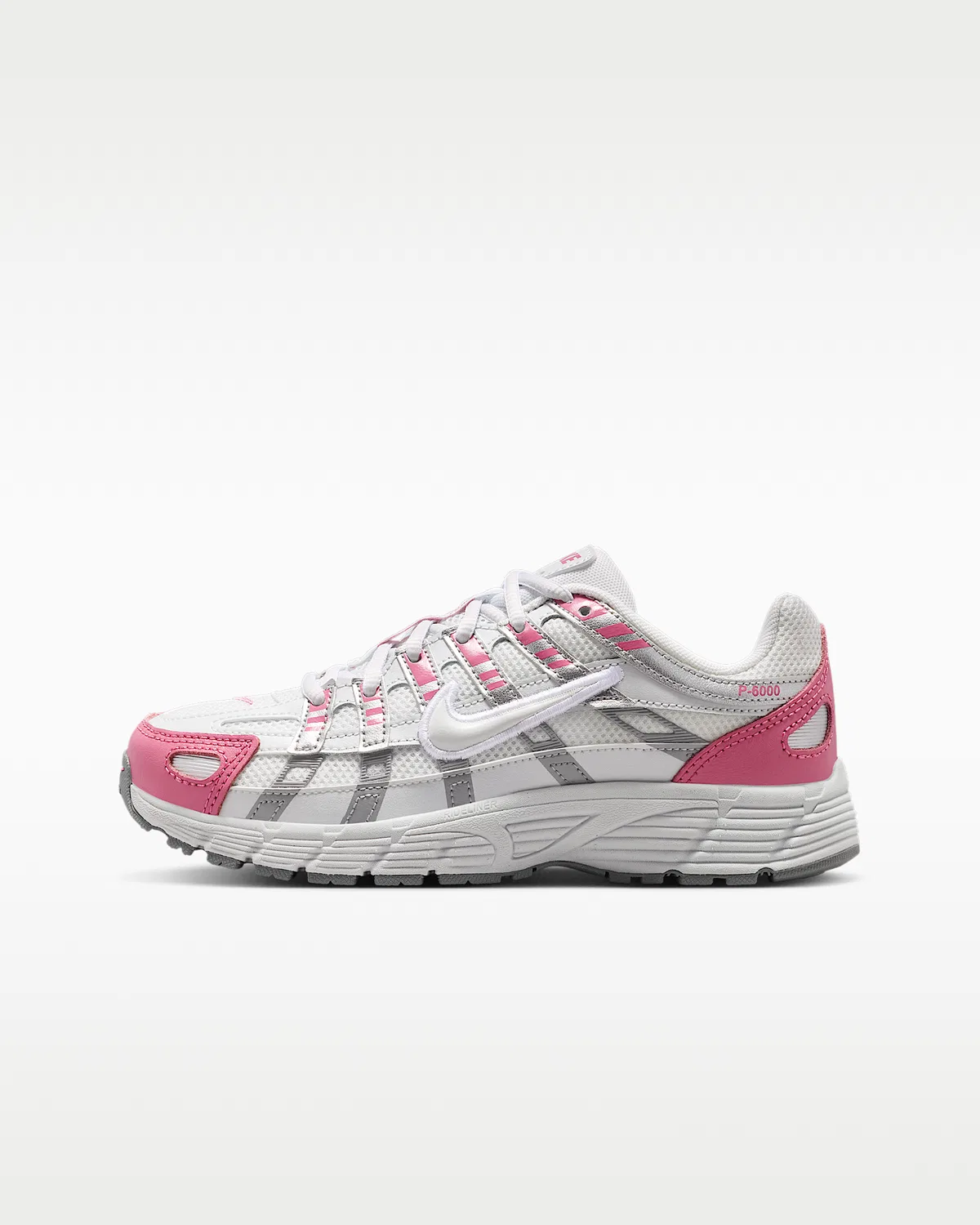 Кроссовки Nike P-6000 для детей, Off White/Peony/Smoke Grey/Off White