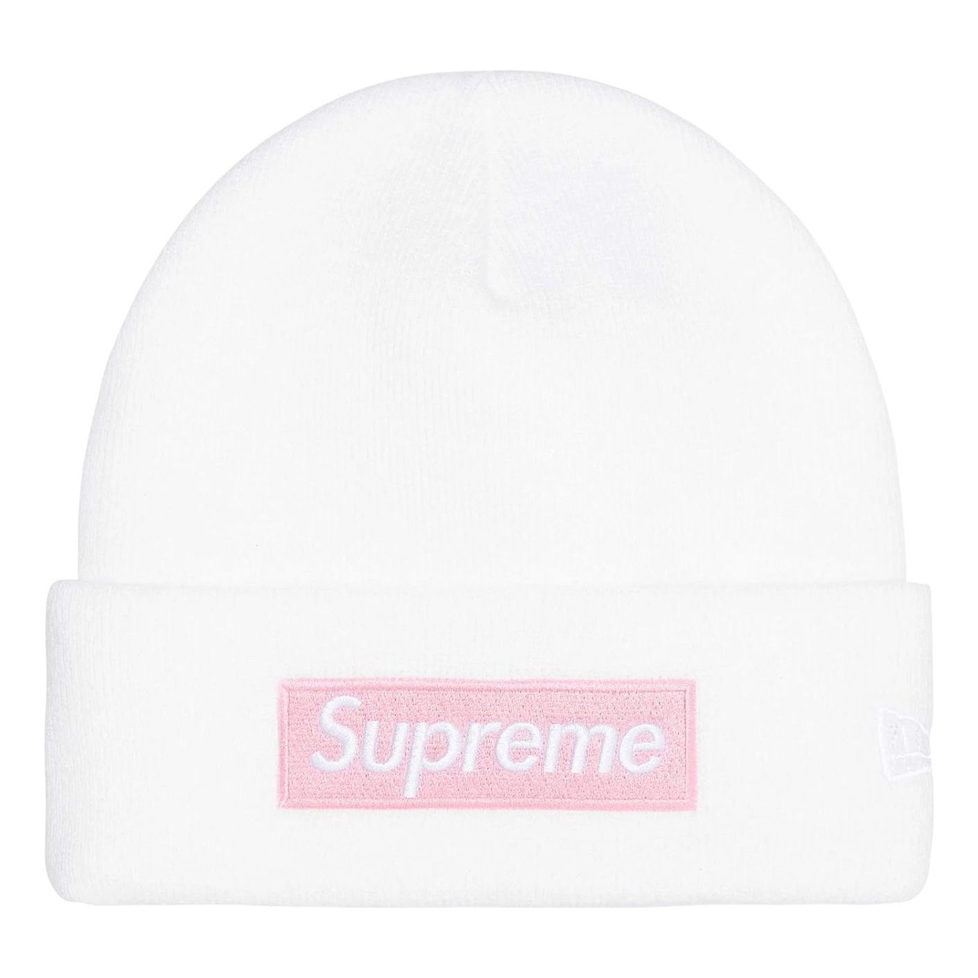 

Шапка Supreme FW25 New Era Bo Logo Beanie 'White'