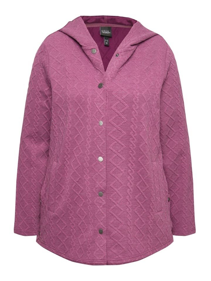

Спортивная куртка Ulla Popken Sweatjacke, цвет beere