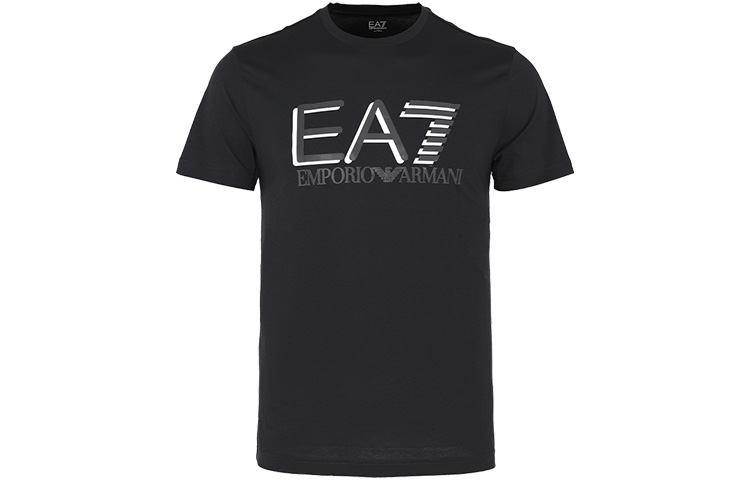 

EMPORIO ARMANI Футболка EA7 мужская черная, Черный, EMPORIO ARMANI Футболка EA7 мужская черная