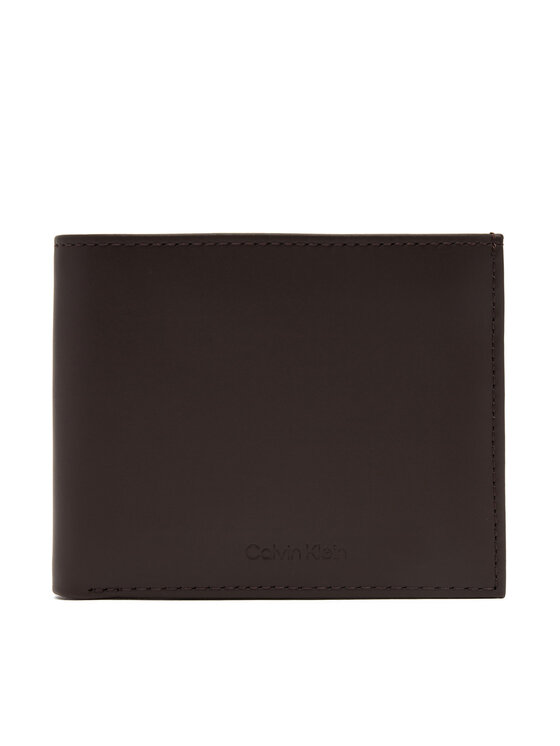 

Мужской кошелек Ck Premium Bifold 5Cc W/Coin K50K512923 Calvin Klein, коричневый