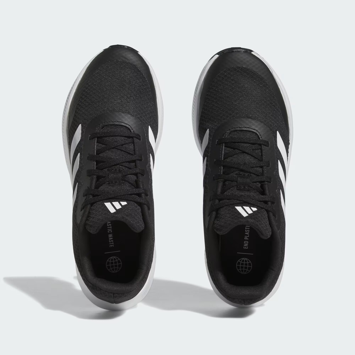 Спортивные туфли на шнуровке Falcon 3 Adidas, цвет Core Black/Cloud White/Core Black — фото 2