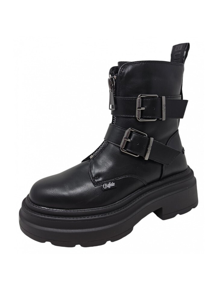 Сапоги Buffalo Kurzstiefel Mars Biker, черный