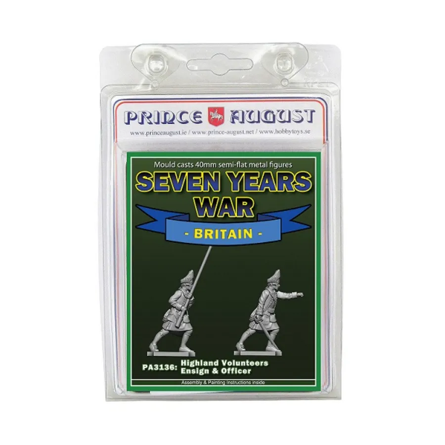 

Прапорщик и офицер Хайлендских добровольцев, Seven Years War Moulds (40mm)