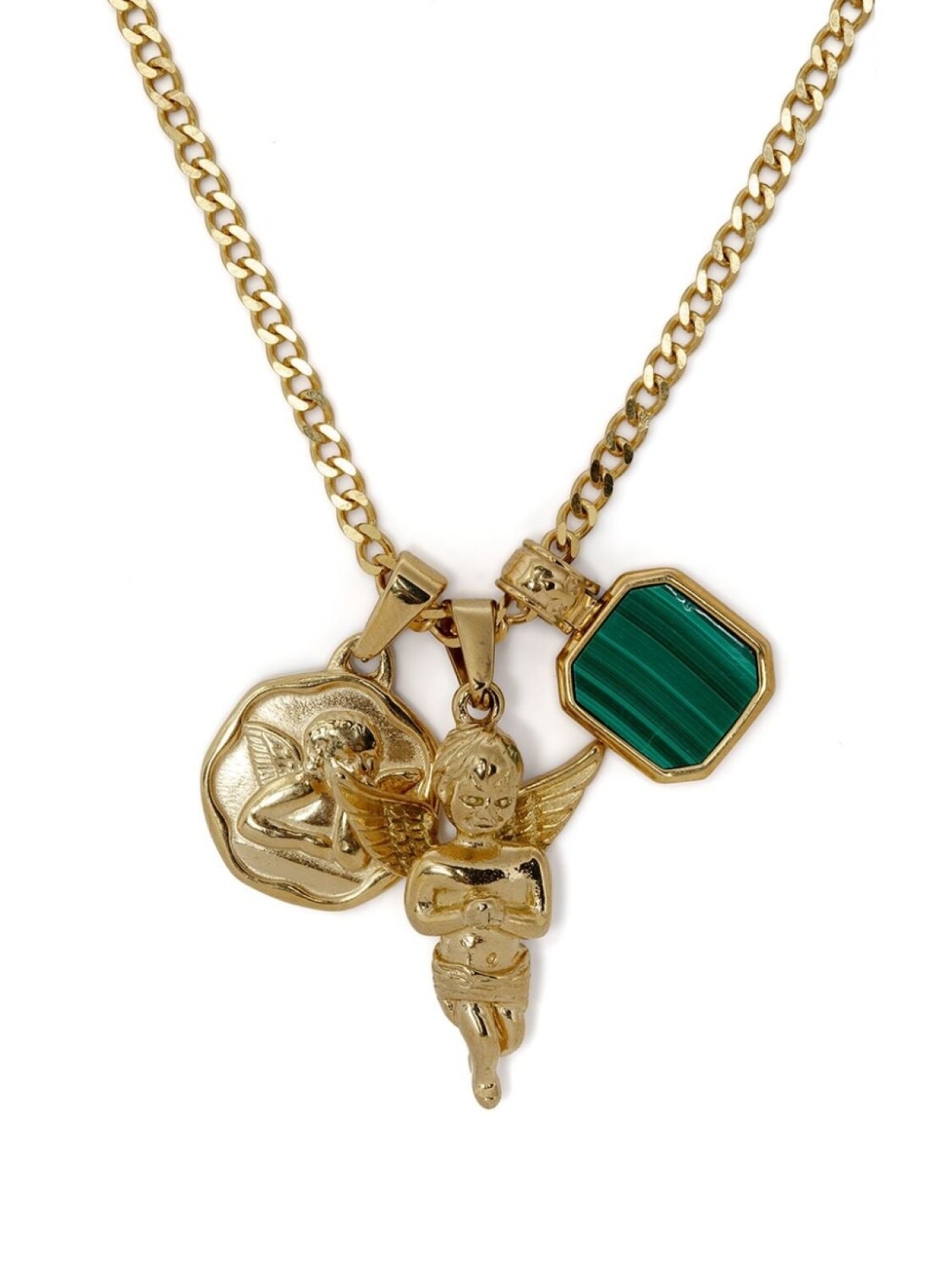 

Позолоченное колье Trio с подвеской Nialaya Jewelry, золотой
