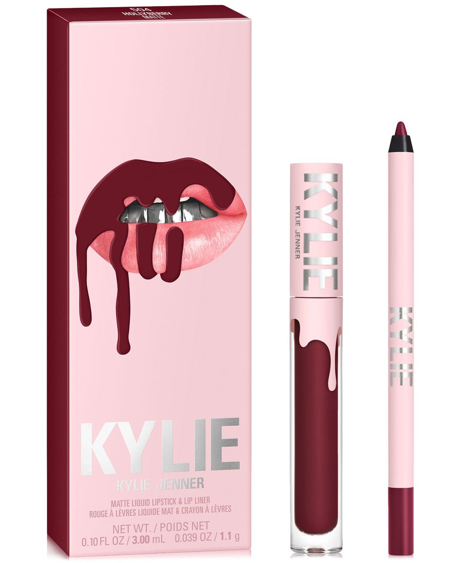

Набор из 2 матовых помад Kylie Cosmetics, цвет 504 hollyberry