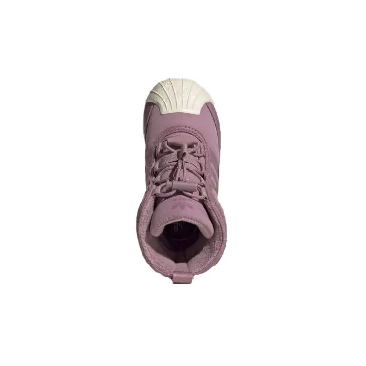 Adidas Originals SUPERSTAR 360 с удобной амортизацией и износостойкой подошвой, детские высокие кроссовки Orchid Purple — фото 4