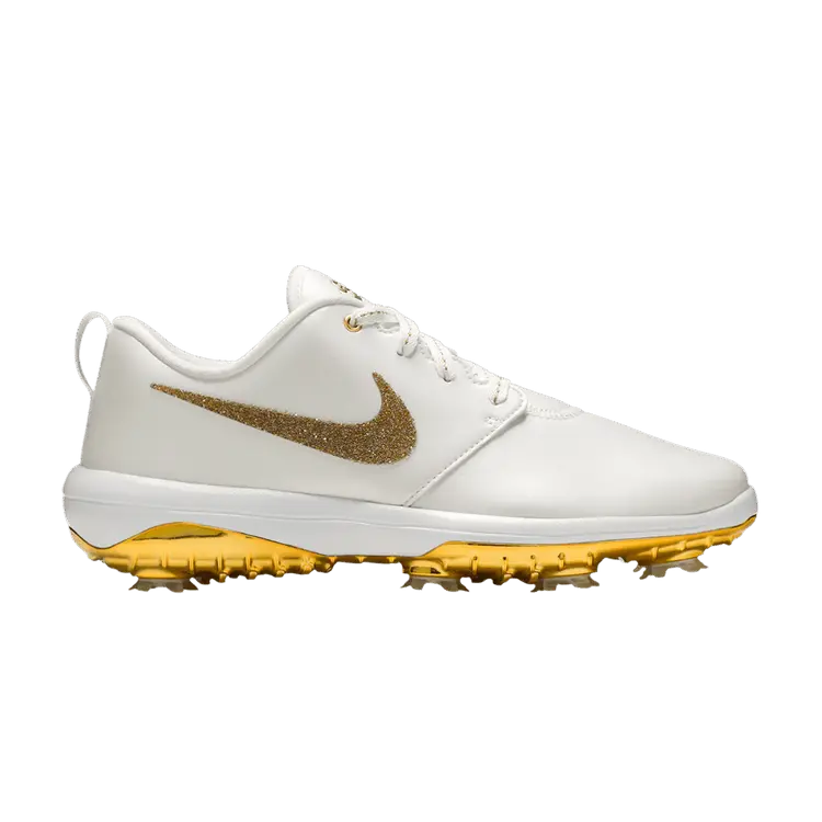 Кроссовки Nike Swarovski x Wmns Roshe Golf 'Gold', белый