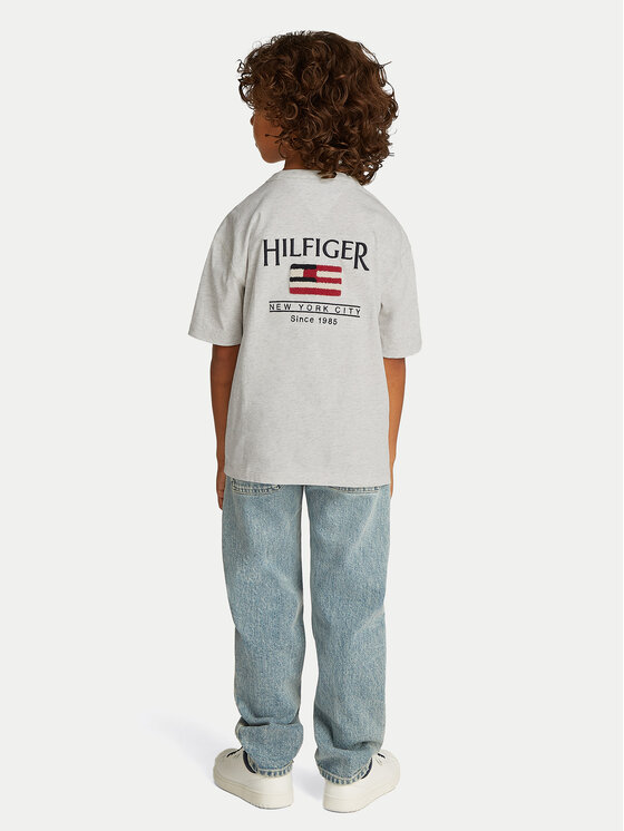 Футболка обычного кроя KB0KB09531 S Tommy Hilfiger, серый — фото 2