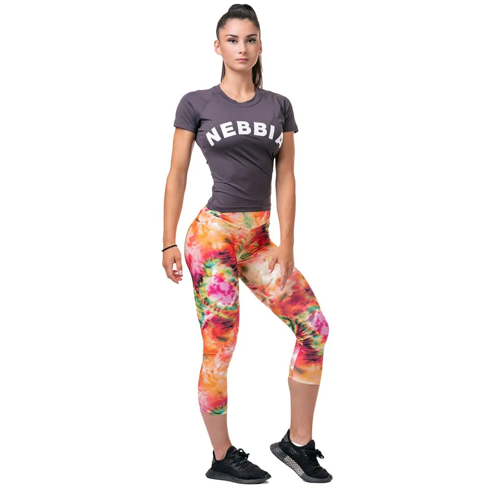

Леггинсы Nebbia Be Your Own Hero 7/8 Length 574 high waist, разноцветный
