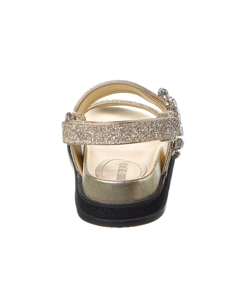 Jimmy Choo Variety Glitter Sandal, золотой — фото 3