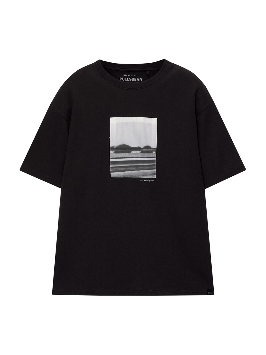 

Классическая футболка Pull&Bear Shirt, черный