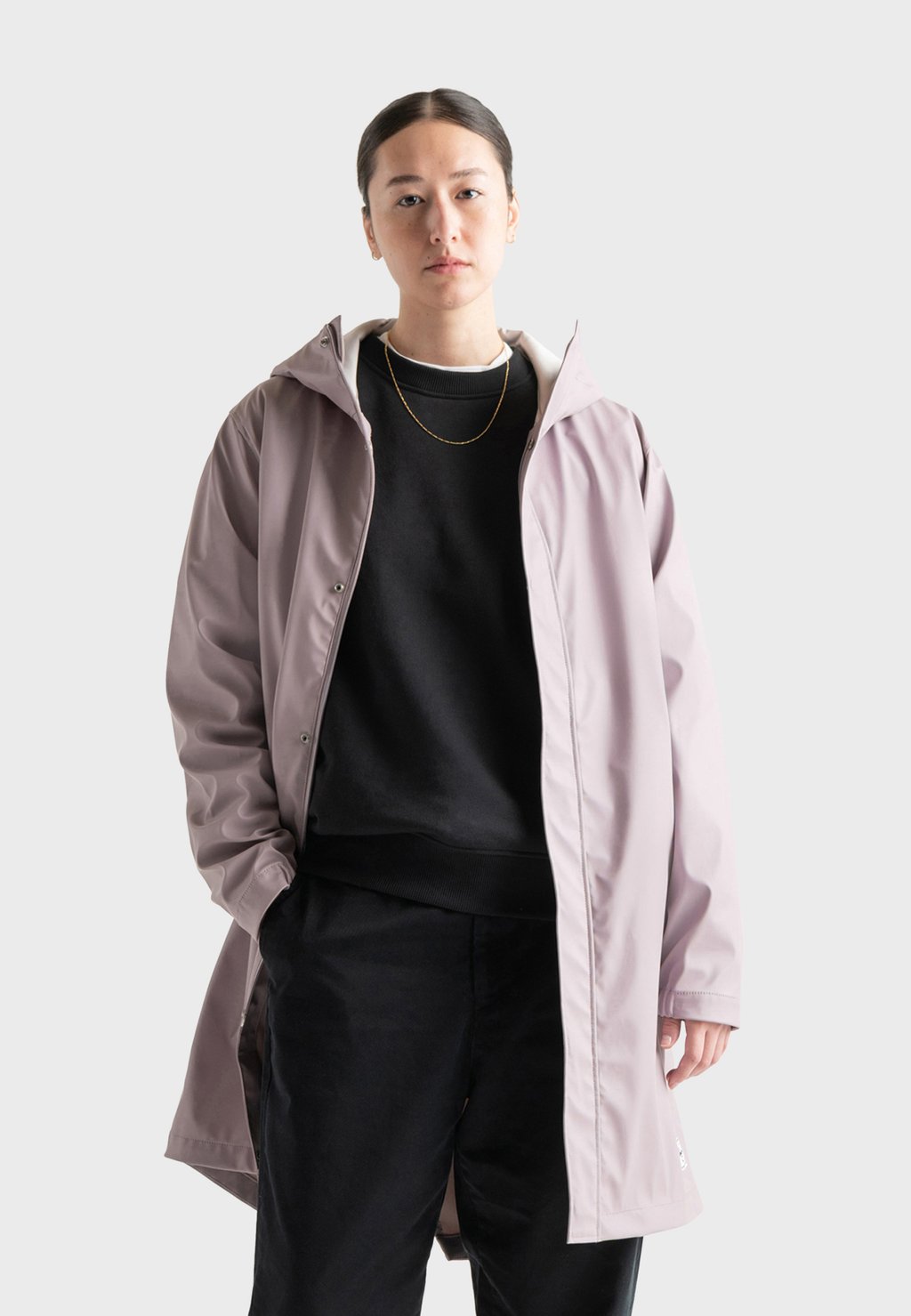 

Водонепроницаемая куртка LONG CLASSIC Herschel, светло-розовый