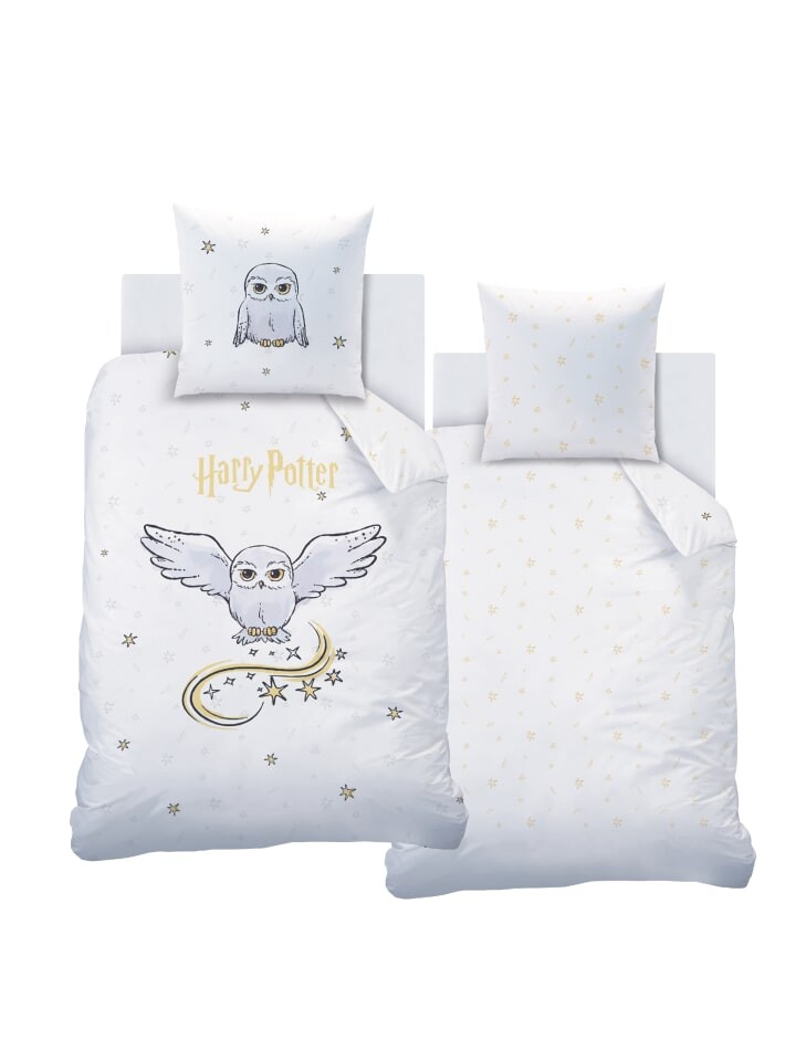 

Постельное белье Harry Potter Set Flanell Eule Hedwig, белый