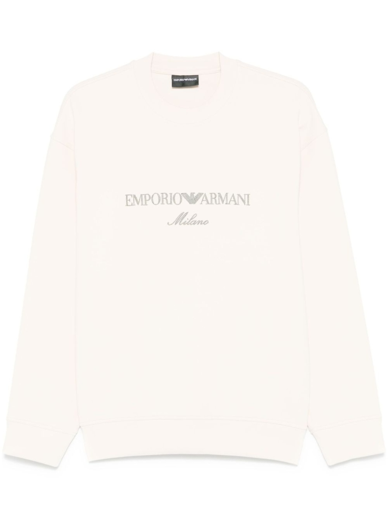

Emporio Armani толстовка с вышитым логотипом, нейтральный цвет