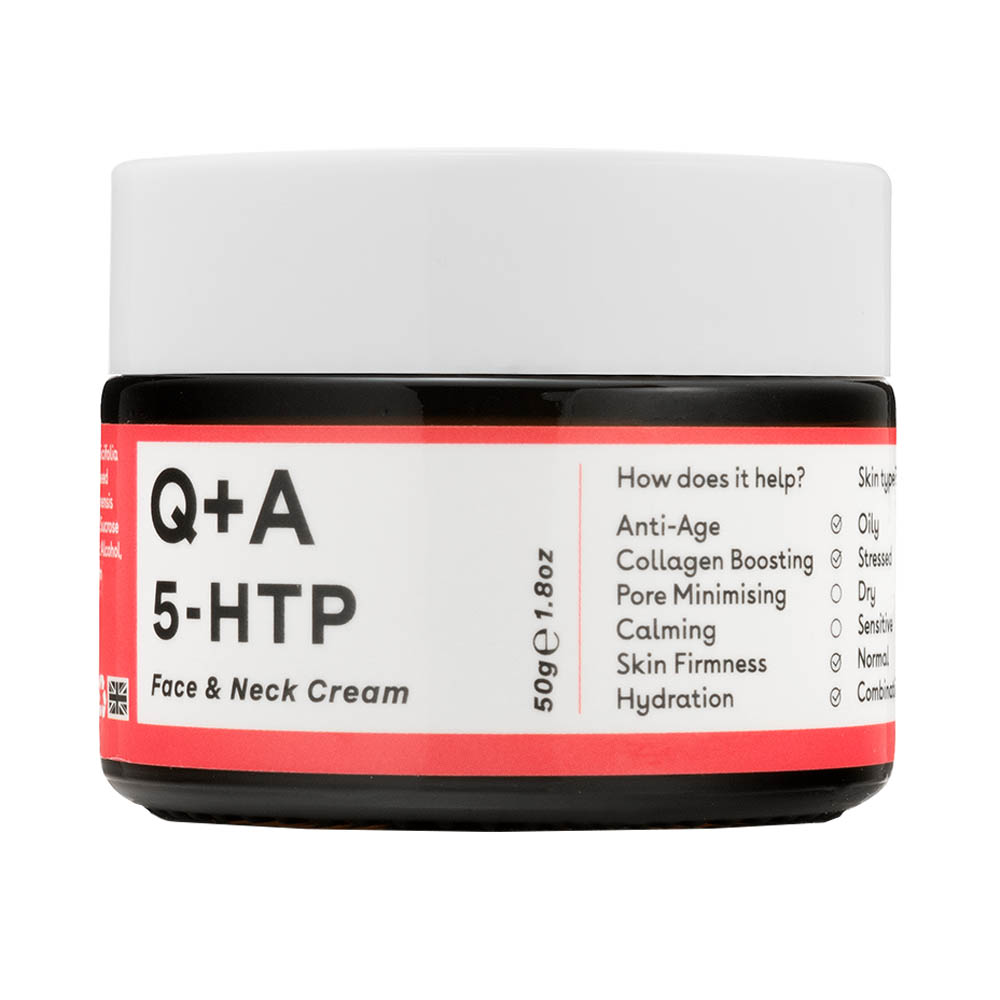 

Крем для лица и шеи 5-htp face & neck cream Q+A, вес 50 гр.