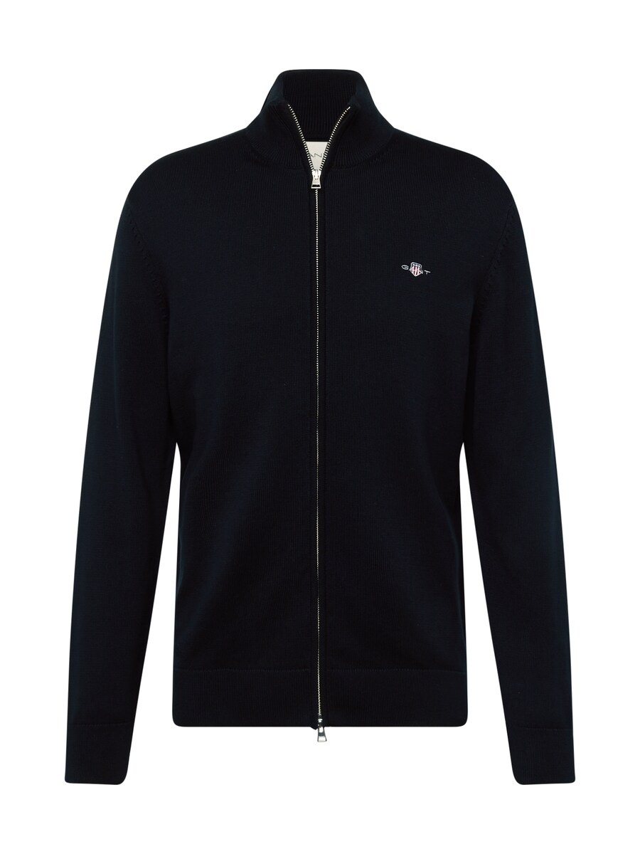 

Вязаный кардиган GANT Knit Cardigan, черный
