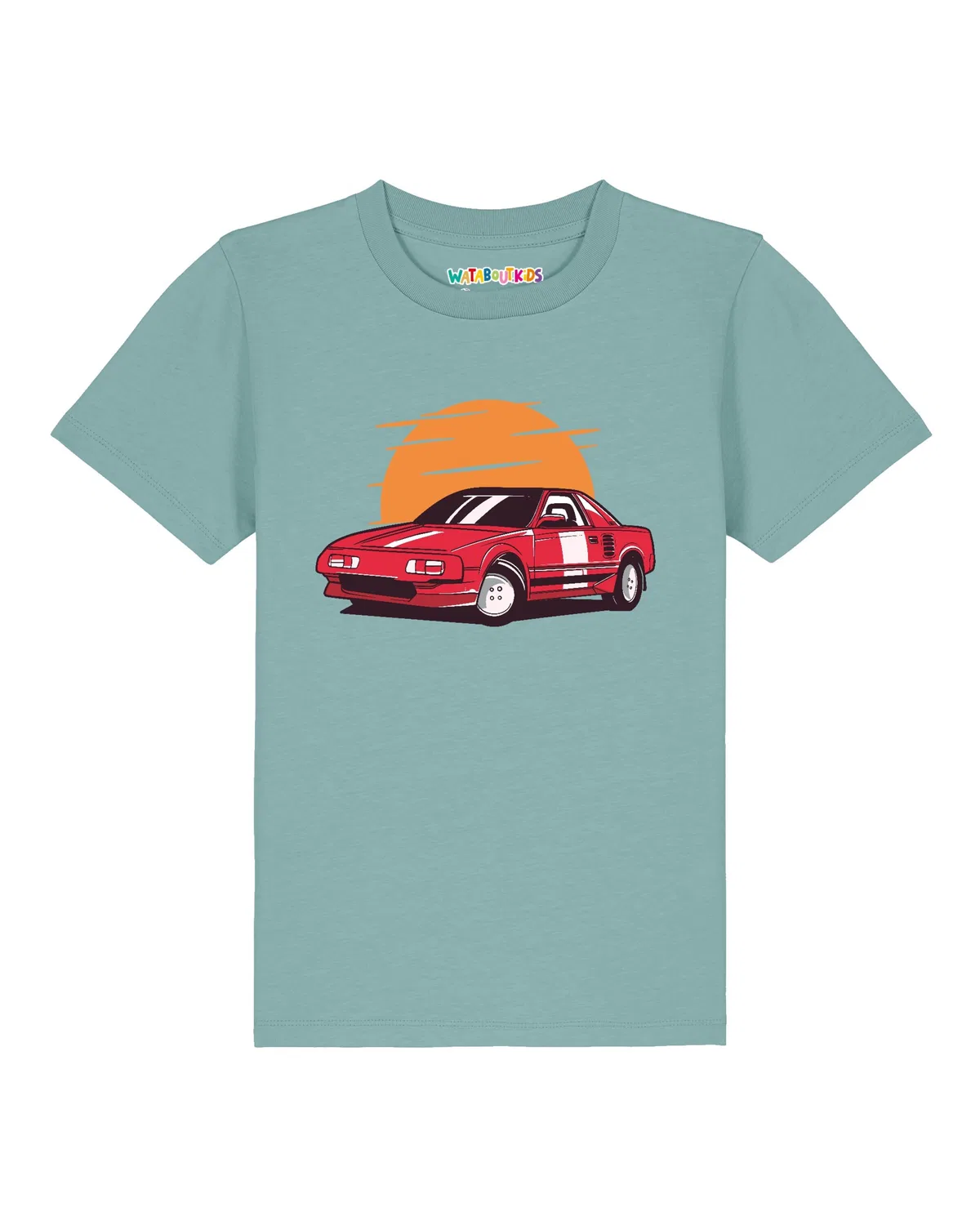 Футболка 'Sport Car' Watabout.Kids, Turquoise