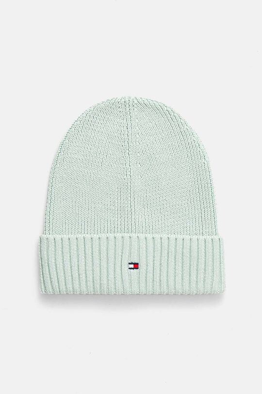 

Детская хлопковая шапка Tommy Hilfiger, бирюзовый