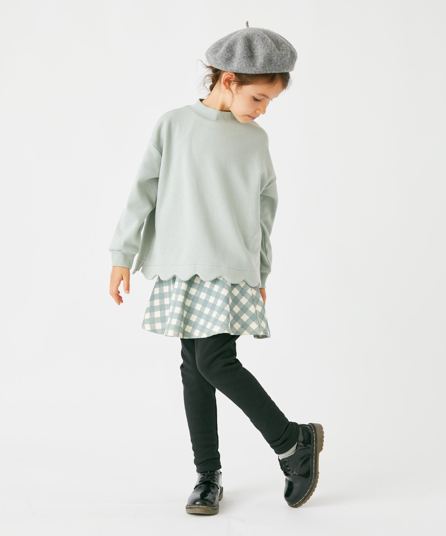 Толстовка на флисовой подкладке с фестончатым краем Ever Closet, mint — фото 2
