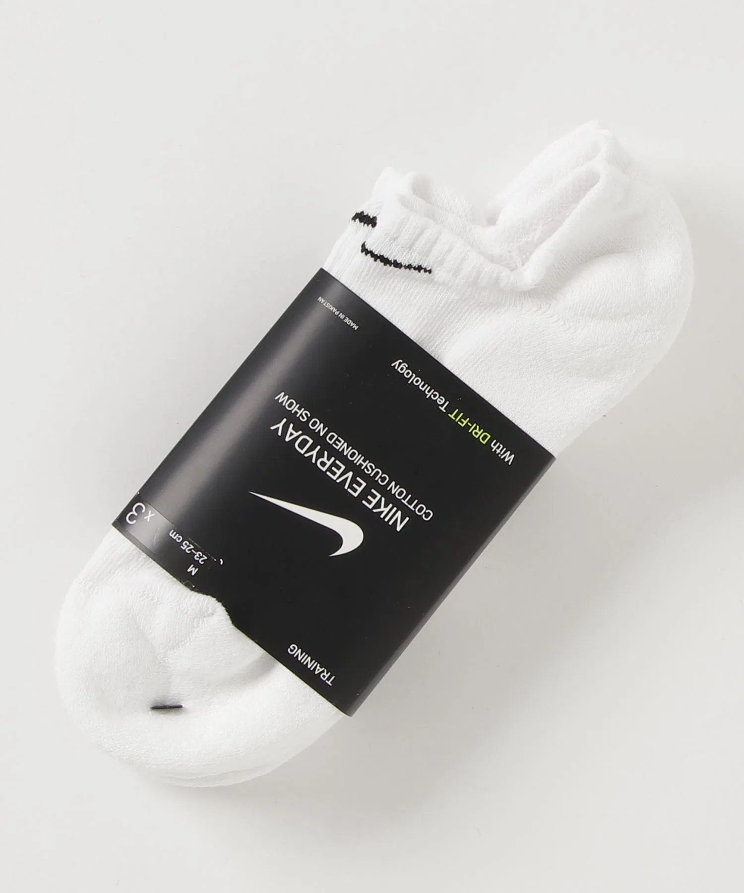 Набор из 3 невидимых носков NIKE Everyday SX7673-100, белые. — фото 3
