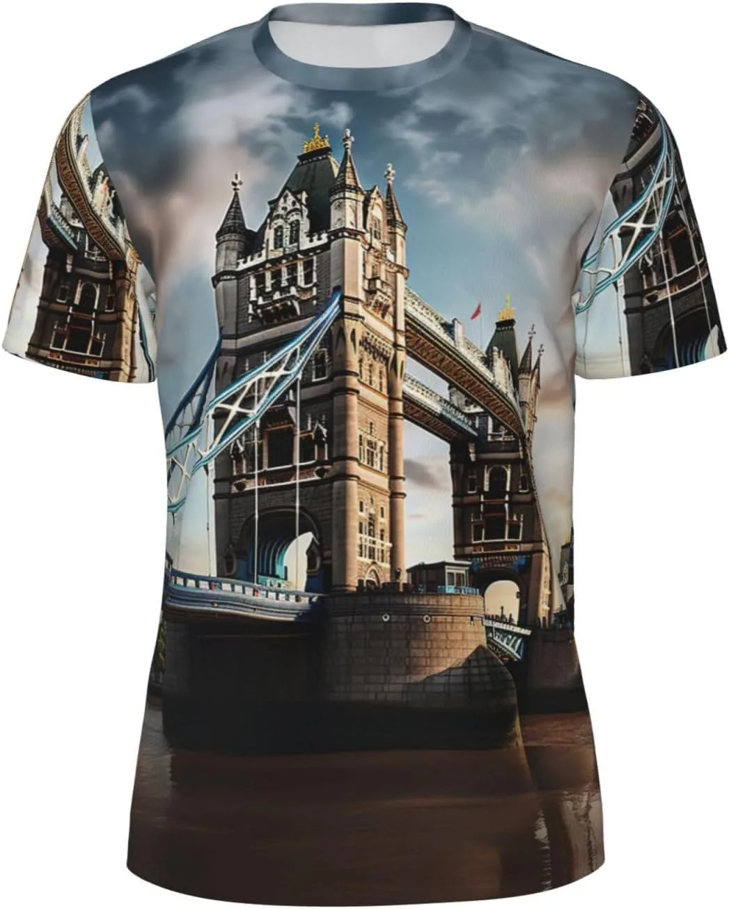 

Футболка с принтом Old Tower Bridge London SDFHU